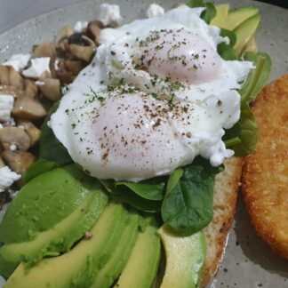 Feta & Mushroom Stack