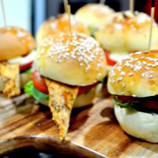 Chicken Slider with Salad & Fries