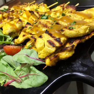 Grilled Satay Chicken Skewers