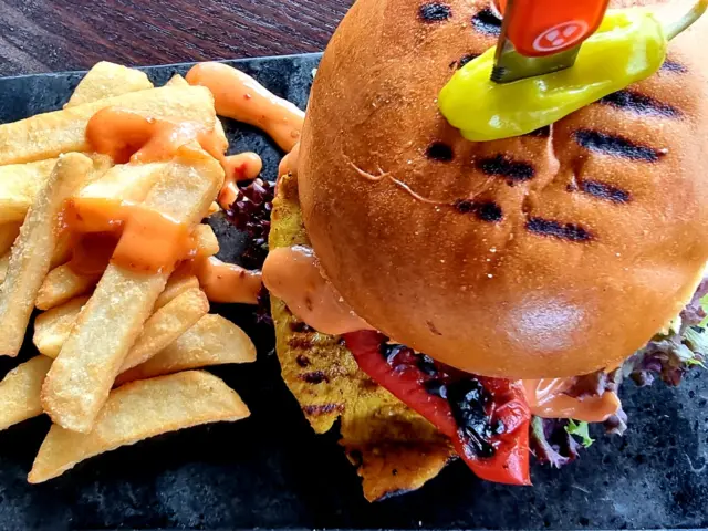 Chili lime Chicken Burger   